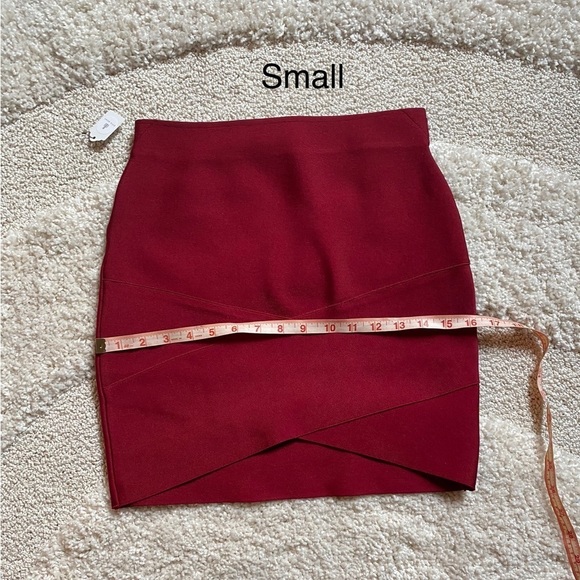 Red Bodycon Miniskirt Short Skirt small medium large New NWT - Picture 8 of 15